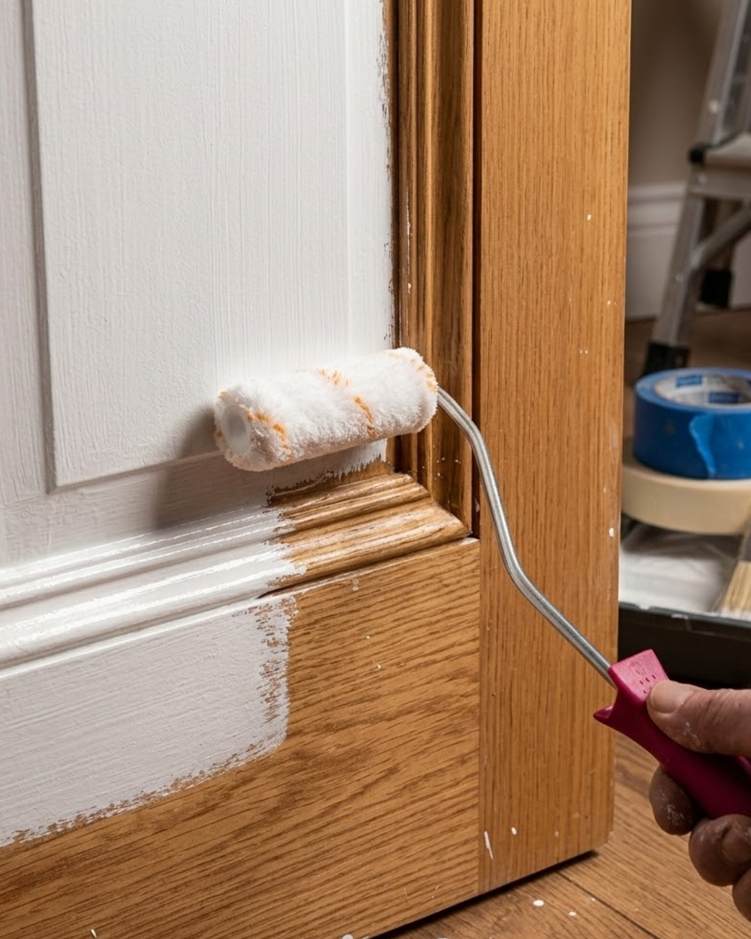 Profesyonel Mini Boya Rulosu 10 Cm Boya Fırça Seti 6 Yedek Rulo Hediyeli - Lisinya