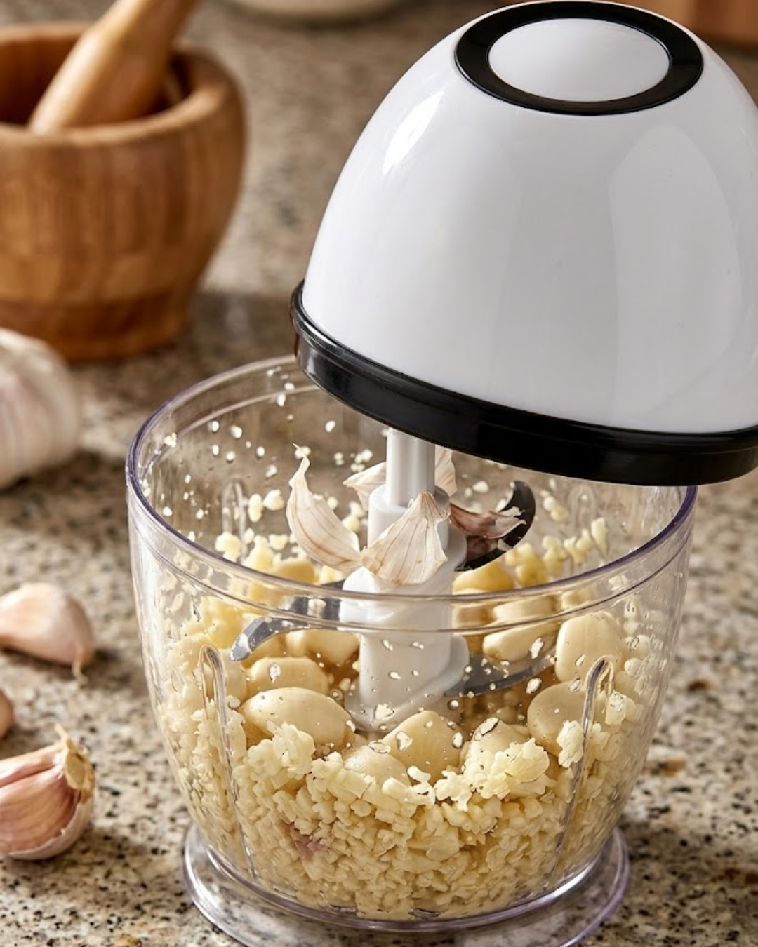 Şarjlı Mini Mutfak Doğrayıcı 450 ML Sebze Sarımsak Soğan Doğrayıcı - Lisinya Şarjlı Mini Mutfak Doğrayıcı 450 ML Sebze Sarımsak Soğan Doğrayıcı - Lisinya