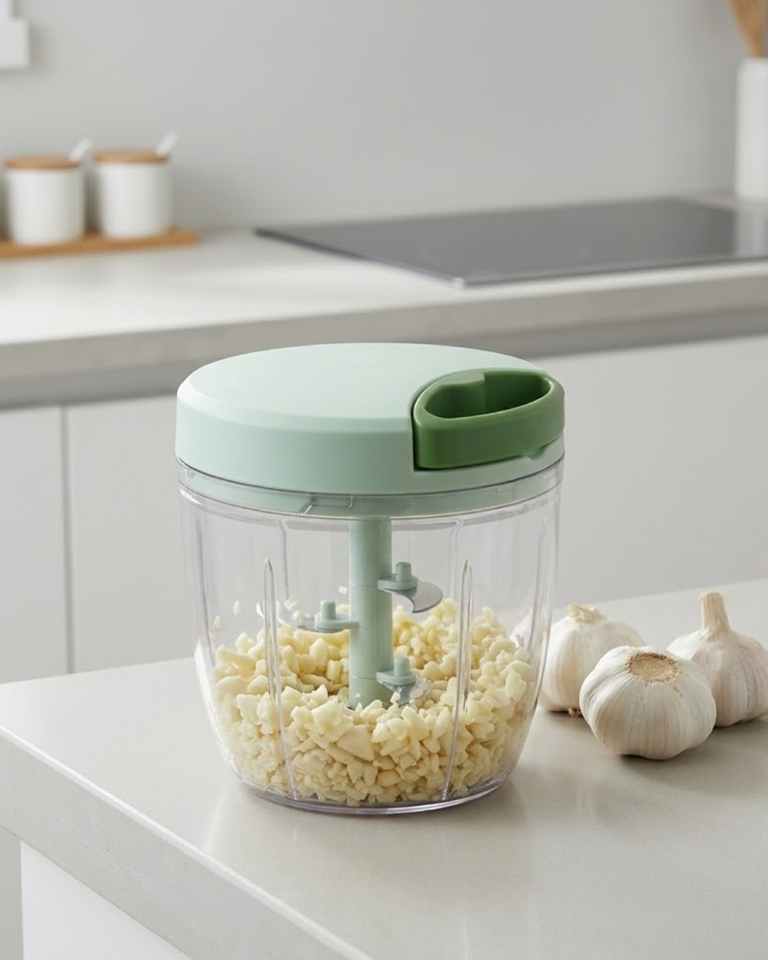 5 Bıçaklı Manuel Rondo İpli Sebze Doğrama Mutfak Aparatı - Lisinya