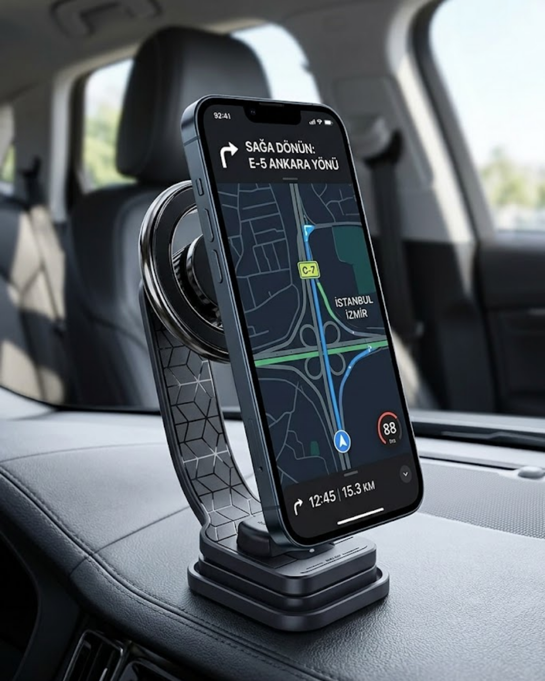 Manyetik Araç Telefon Standı Katlanabilir Telefon Tutucu - Lisinya
