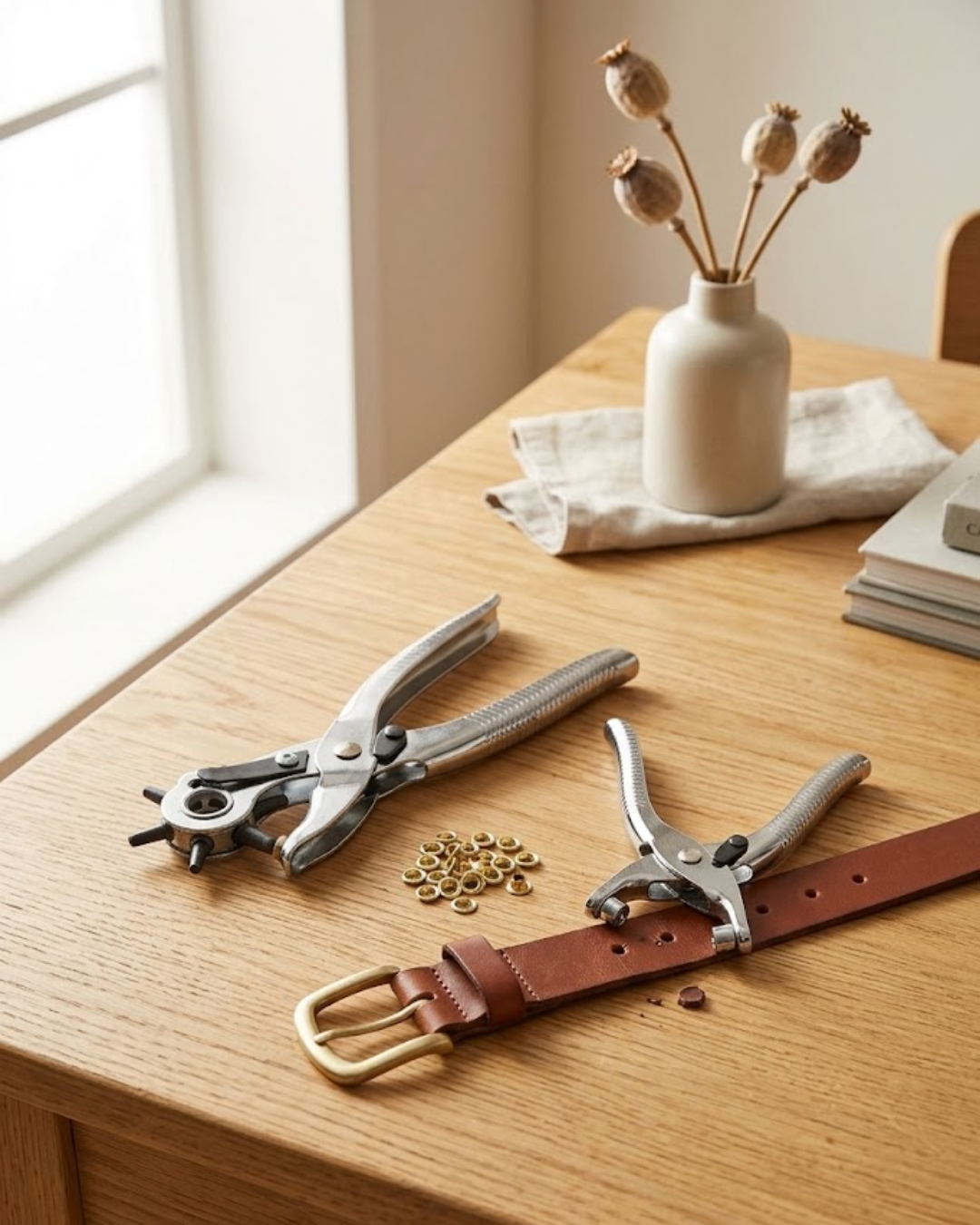 Kemer Delme Pensesi 2li Set Deri Ürünler İçin Pratik Delik Açma Aparatı - Lisinya Kemer Delme Pensesi 2li Set Deri Ürünler İçin Pratik Delik Açma Aparatı - Lisinya