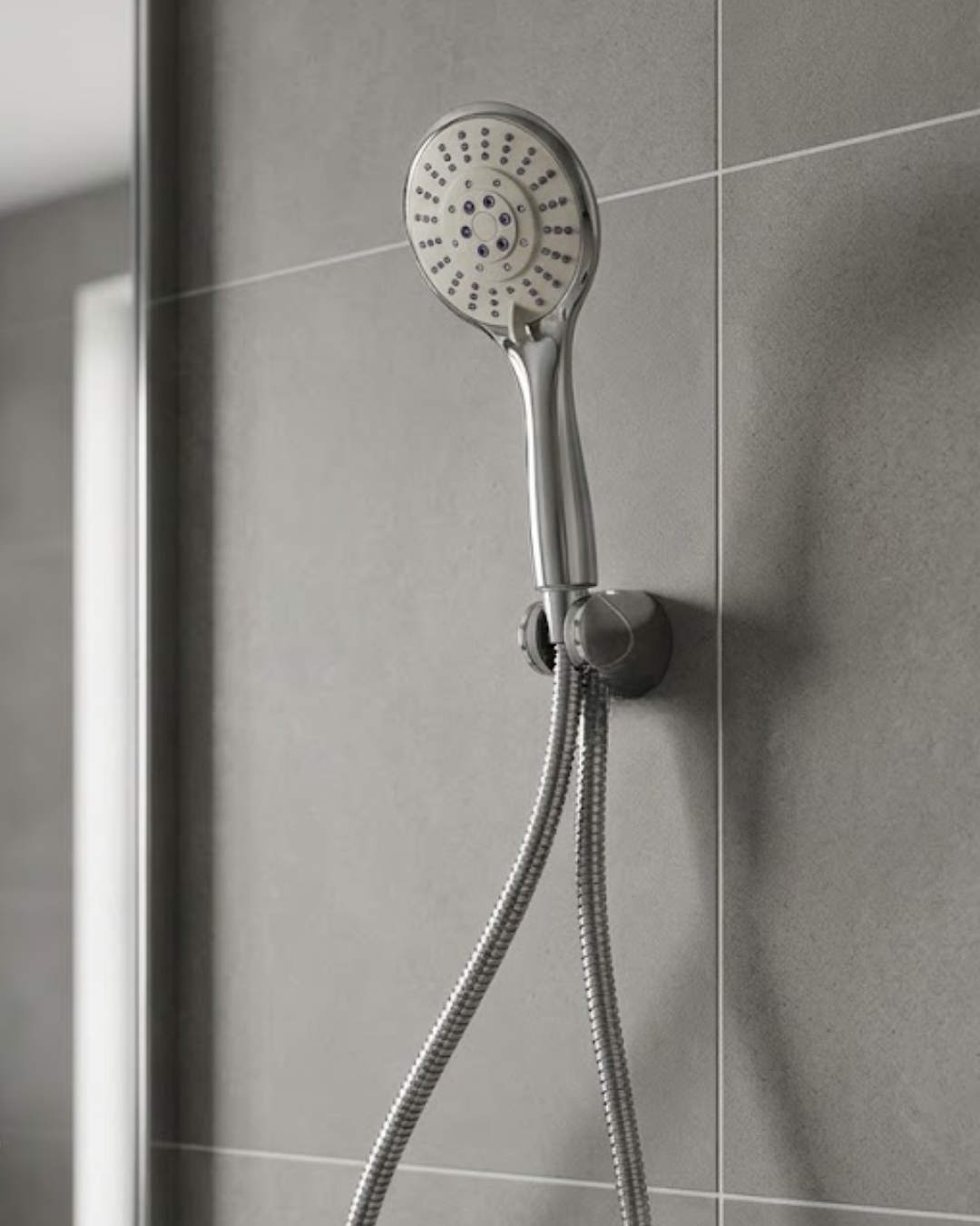 Çok Fonksiyonlu El Duşu Başlığı Spiral Hortumlu Dayanıklı Duş Seti - Lisinya