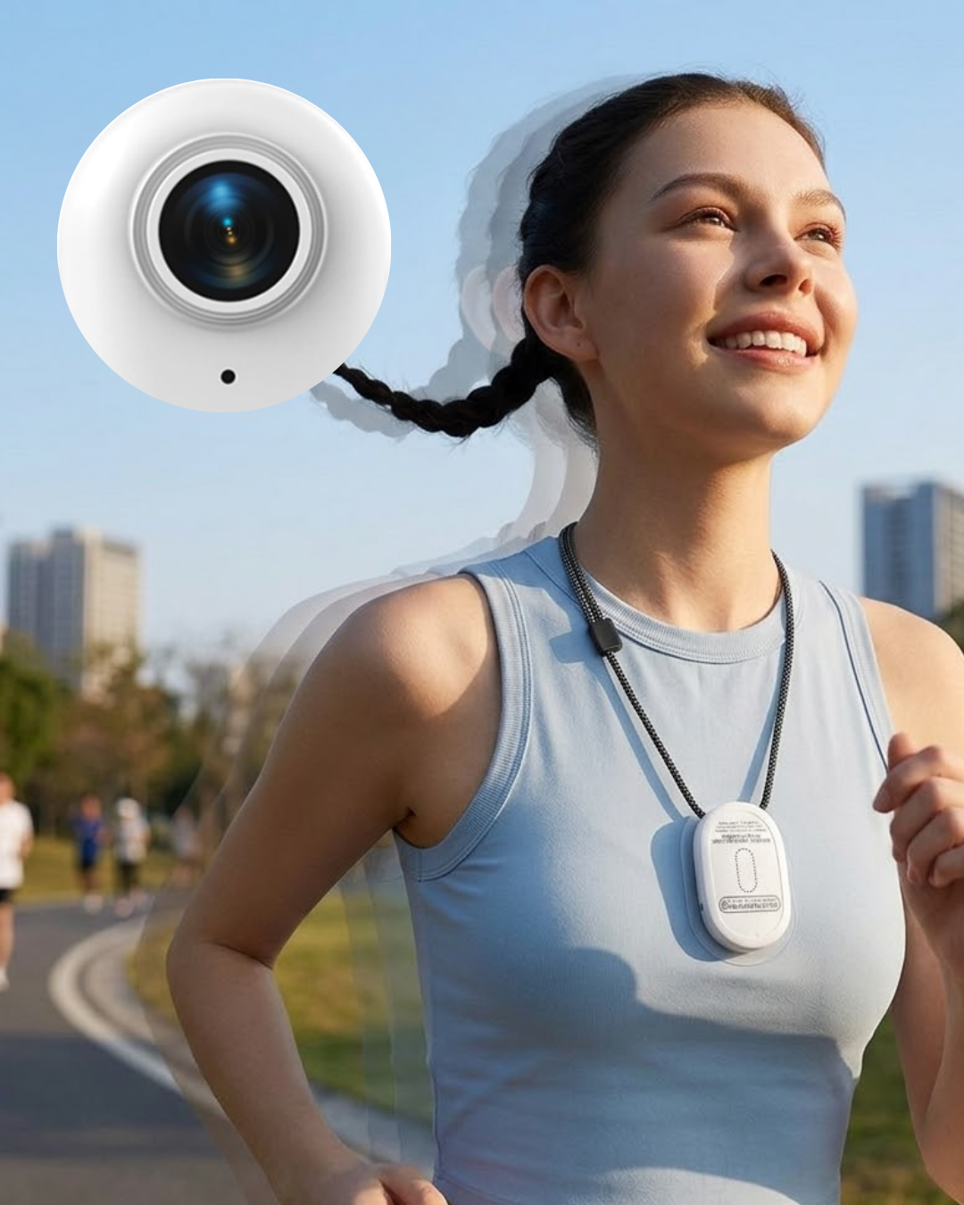 Manyetik Sabitlemeli 1080P Spor Kamera Geniş Açı Lens ve Mobil Bağlantı Özellikli - Lisinya