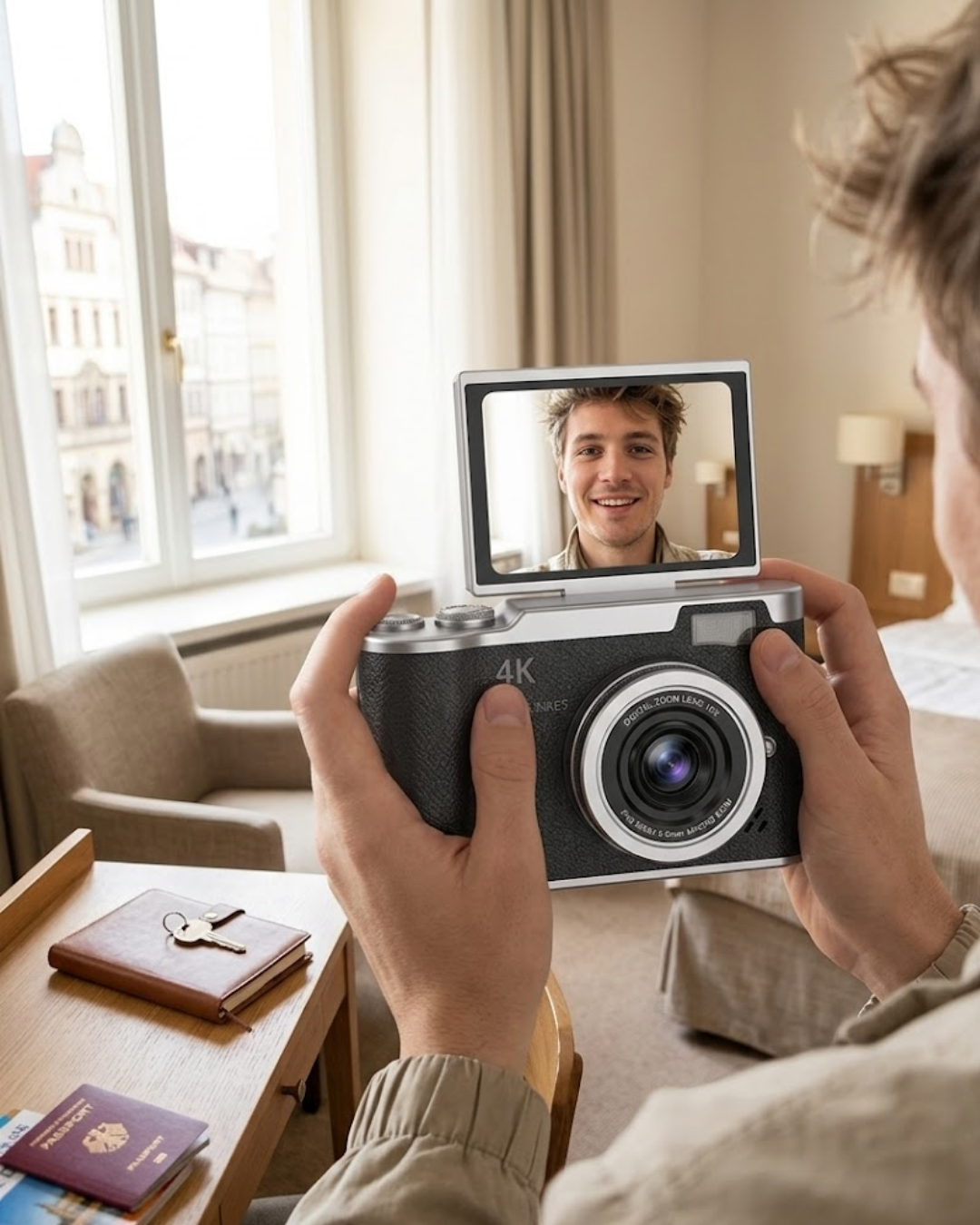 48 MP 4K Dijital Kamera 8X Zoom ve 180 Derece Ekran Yeni Başlayanlar İçin Uygun - Lisinya 48 MP 4K Dijital Kamera 8X Zoom ve 180 Derece Ekran Yeni Başlayanlar İçin Uygun - Lisinya