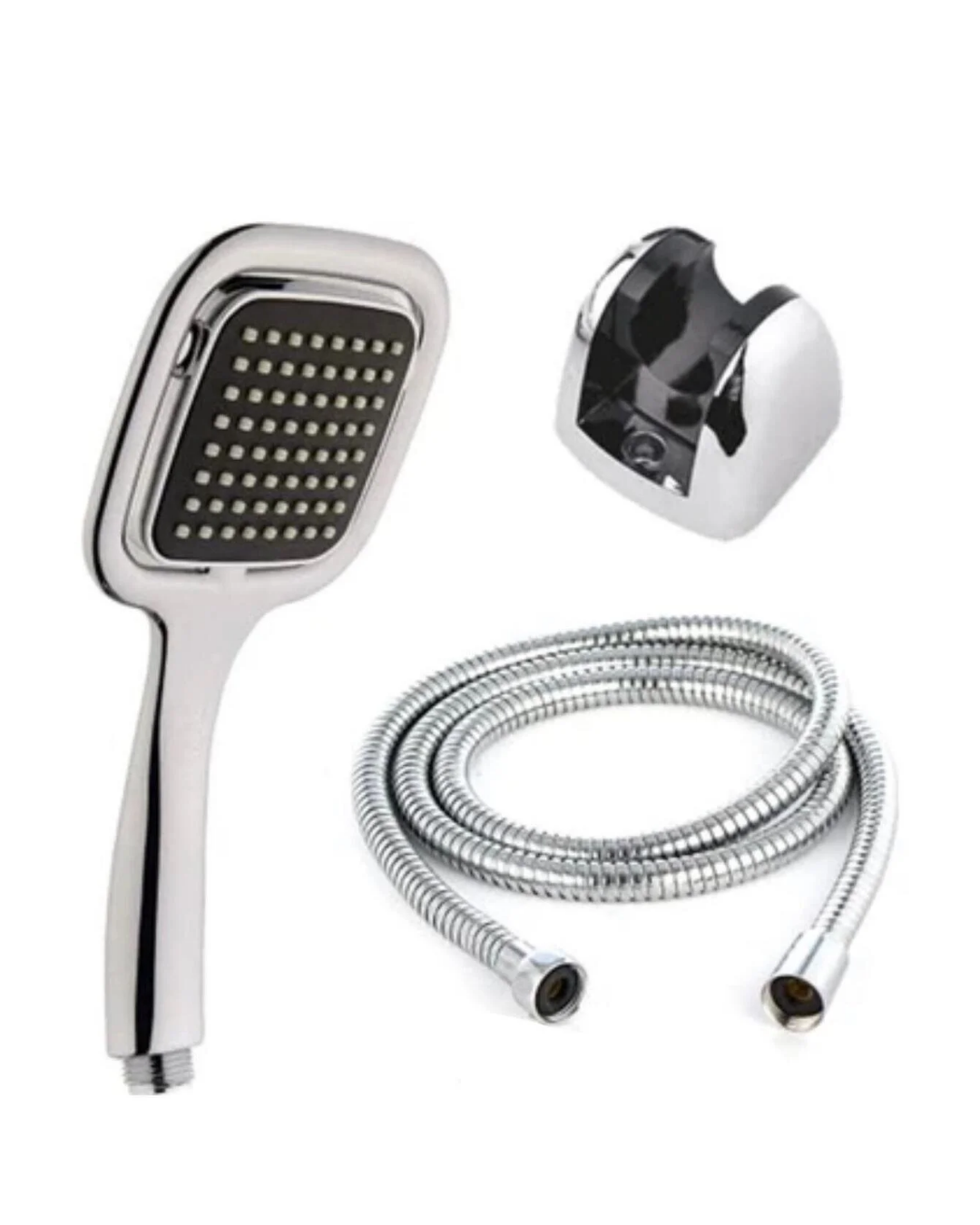 Çok Fonksiyonlu Siyah El Duşu Seti Spiral Hortum ve Duş Askısı Banyo Duş Başlığı - Lisinya Çok Fonksiyonlu Siyah El Duşu Seti Spiral Hortum ve Duş Askısı Banyo Duş Başlığı - Lisinya