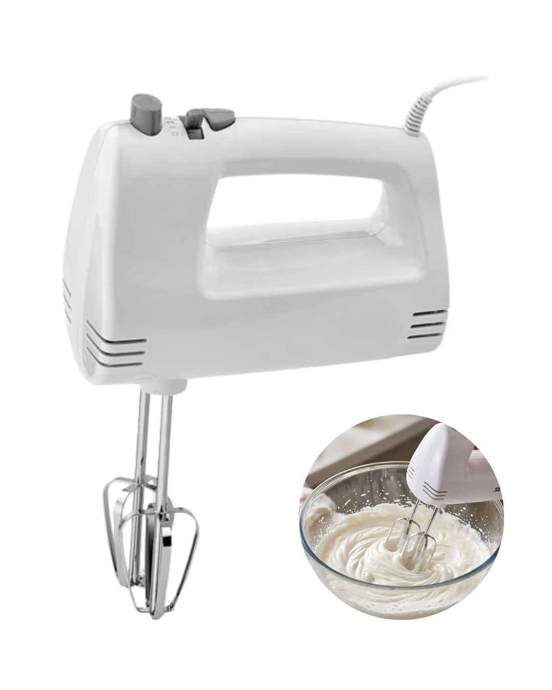 5 Hız Ayarlı Elektrikli El Mikseri Kek Hamuru Çırpma Mikseri - Lisinya