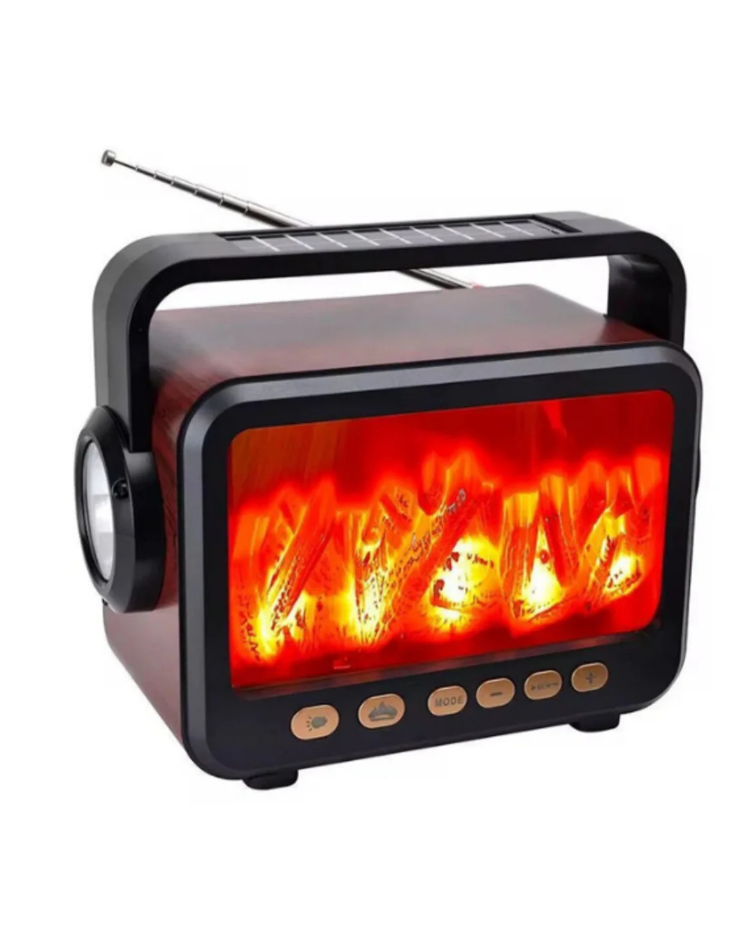 Dekoratif Şömine Görünümlü Bluetooth Hoparlör Radyo USB TF Destekli - Lisinya