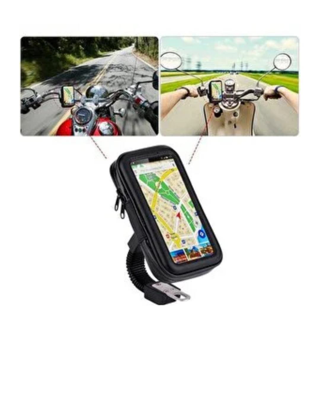 360 Derece Döner Su Geçirmez Bisiklet Telefon Tutucu Gidon Montaj Standı - Lisinya 360 Derece Döner Su Geçirmez Bisiklet Telefon Tutucu Gidon Montaj Standı - Lisinya