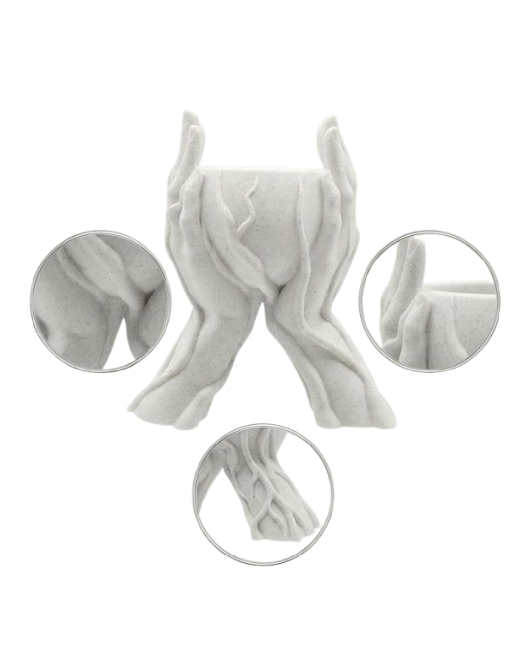 Dekoratif 3D El Tasarımlı Vazo Saksı Modern Ev Dekorasyon Aksesuarı - Lisinya Dekoratif 3D El Tasarımlı Vazo Saksı Modern Ev Dekorasyon Aksesuarı - Lisinya