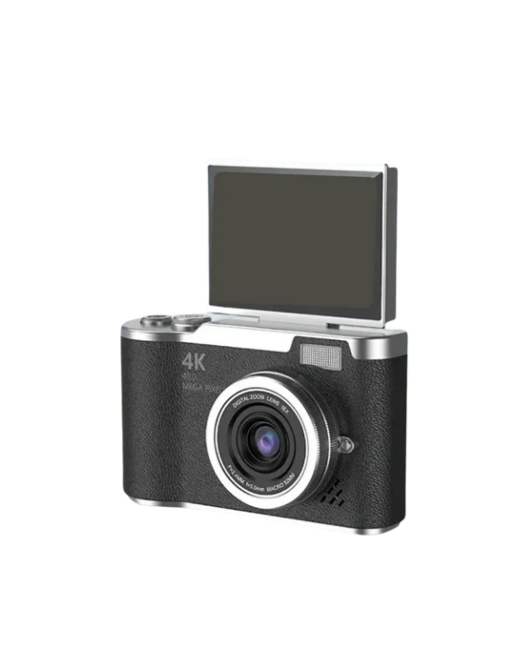 4K Dijital Kamera 48 MP 8X Zoom ve 180 Derece Flip Ekran Vlog Çekim Özellikli - Lisinya