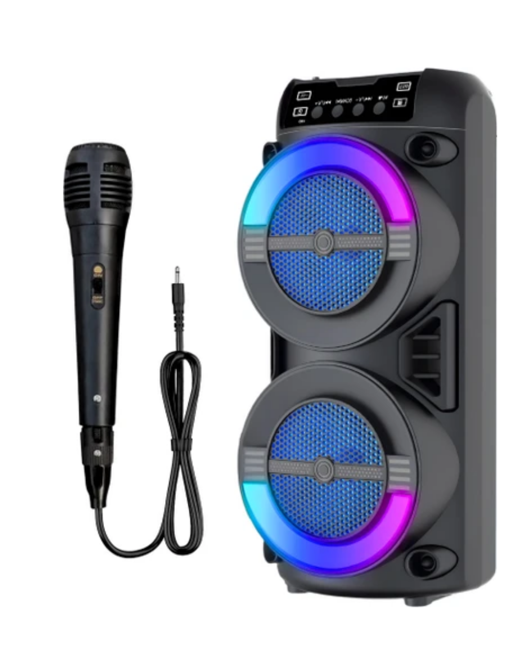 LED Işıklı Kablosuz Bluetooth Hoparlör USB TF Kart Destekli - Lisinya