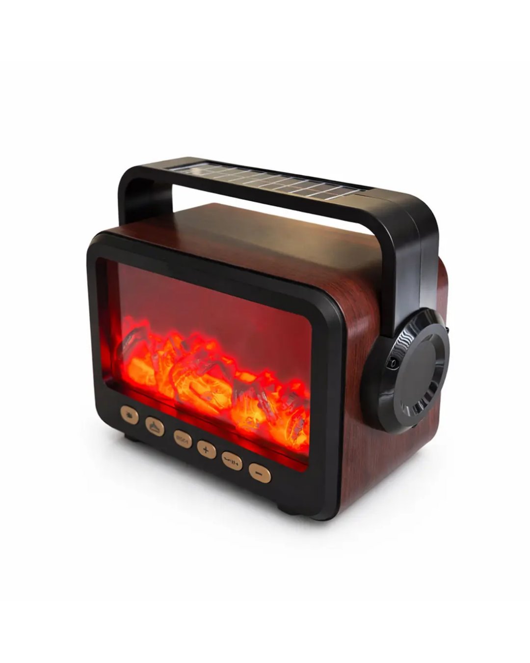 Dekoratif Şömine Görünümlü Bluetooth Hoparlör Radyo USB TF Destekli - Lisinya