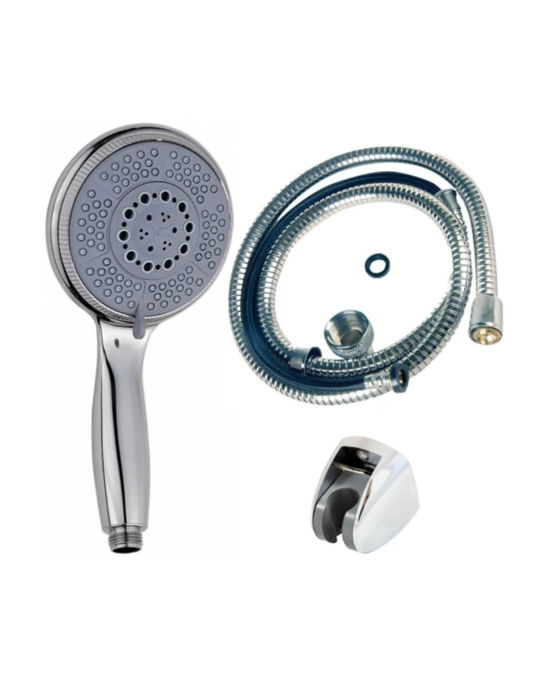 Çok Fonksiyonlu 4 Kademeli El Duşu Seti Spiral Hortumlu Banyo Duş Başlığı - Lisinya Çok Fonksiyonlu 4 Kademeli El Duşu Seti Spiral Hortumlu Banyo Duş Başlığı - Lisinya