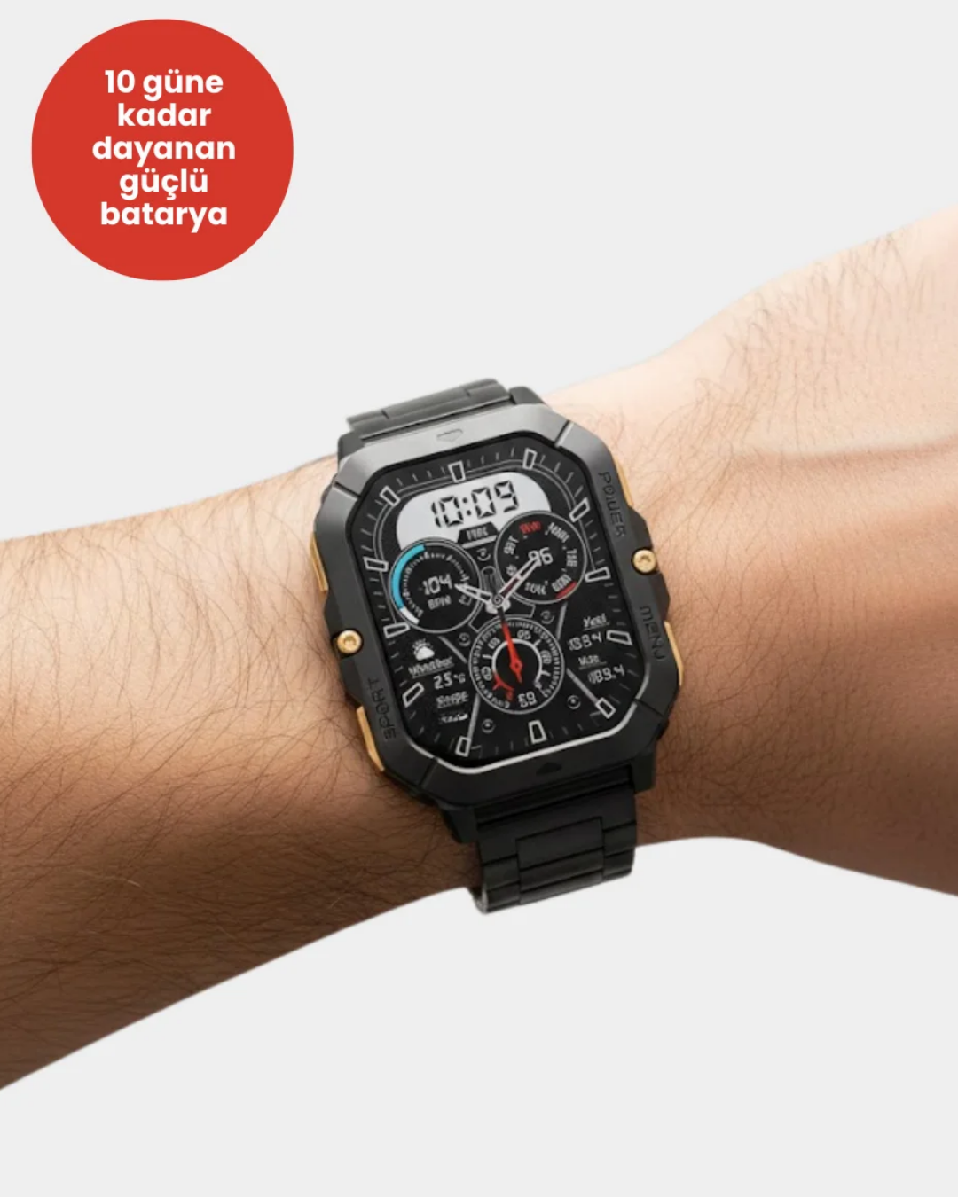 3 Kordonlu Akıllı Saat Uzun Pil Süreli - Lisinya