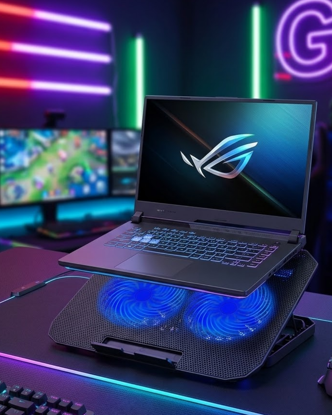 Çift Fanlı Laptop Soğutucu Stand 17 İnç Uyumlu 8 Kademeli Ayarlı USB Girişli - Lisinya Çift Fanlı Laptop Soğutucu Stand 17 İnç Uyumlu 8 Kademeli Ayarlı USB Girişli - Lisinya