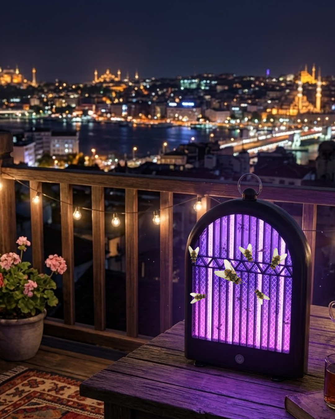 Şarjlı UV Sivrisinek Öldürücü Lamba Sessiz ve - Lisinya