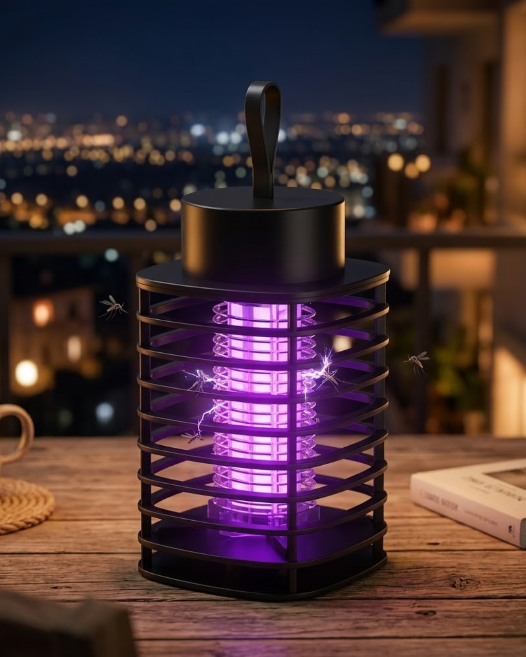 Akıllı Sivrisinek Öldürücü Lamba Güçlü UV Işık ve Elektrik Çarpma Teknolojili - Lisinya