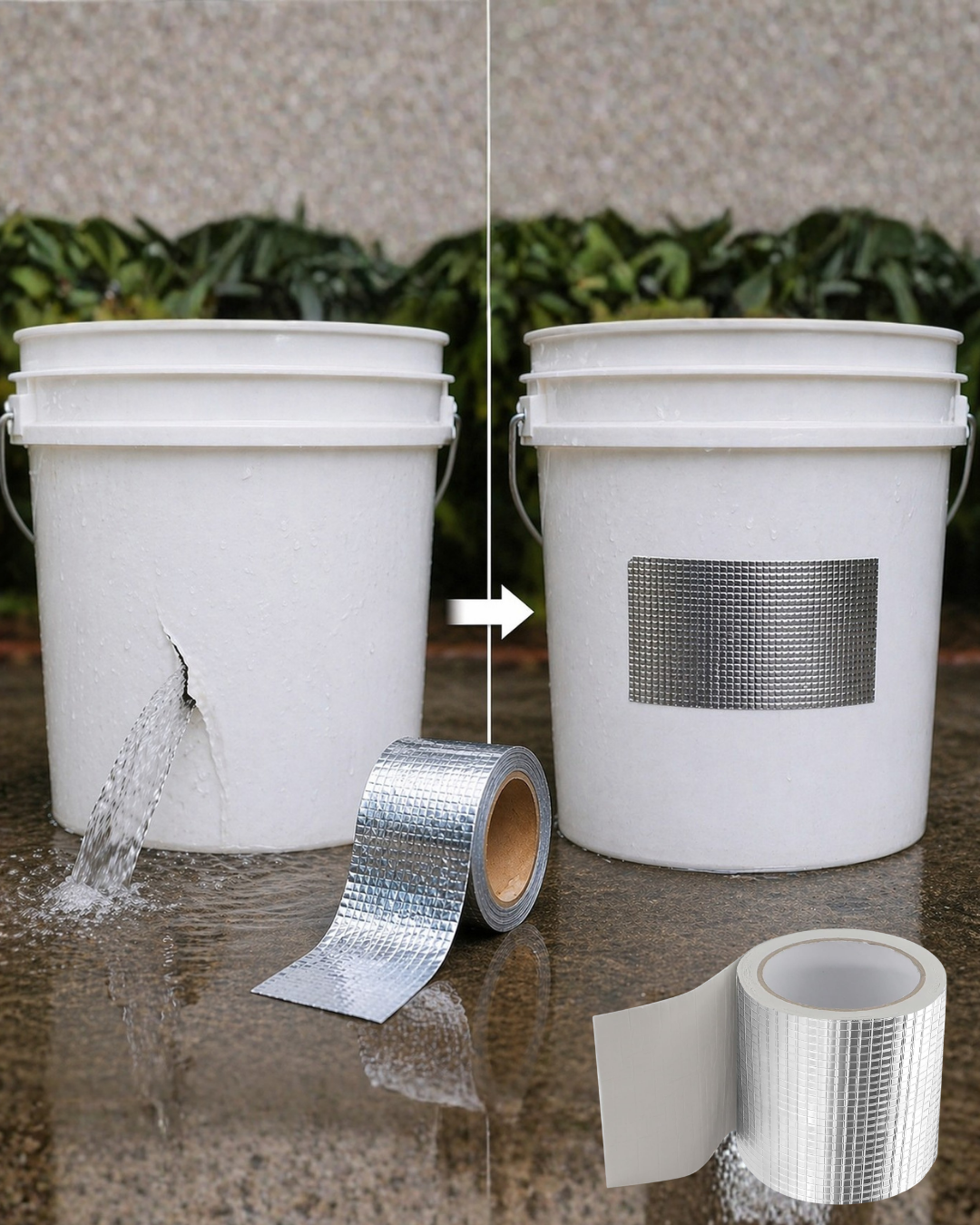 96mm Sızdırmaz Tamir Bandı 2 Metre Su Geçirmez Çatlak Boru Çatı Onarım Bandı - Lisinya