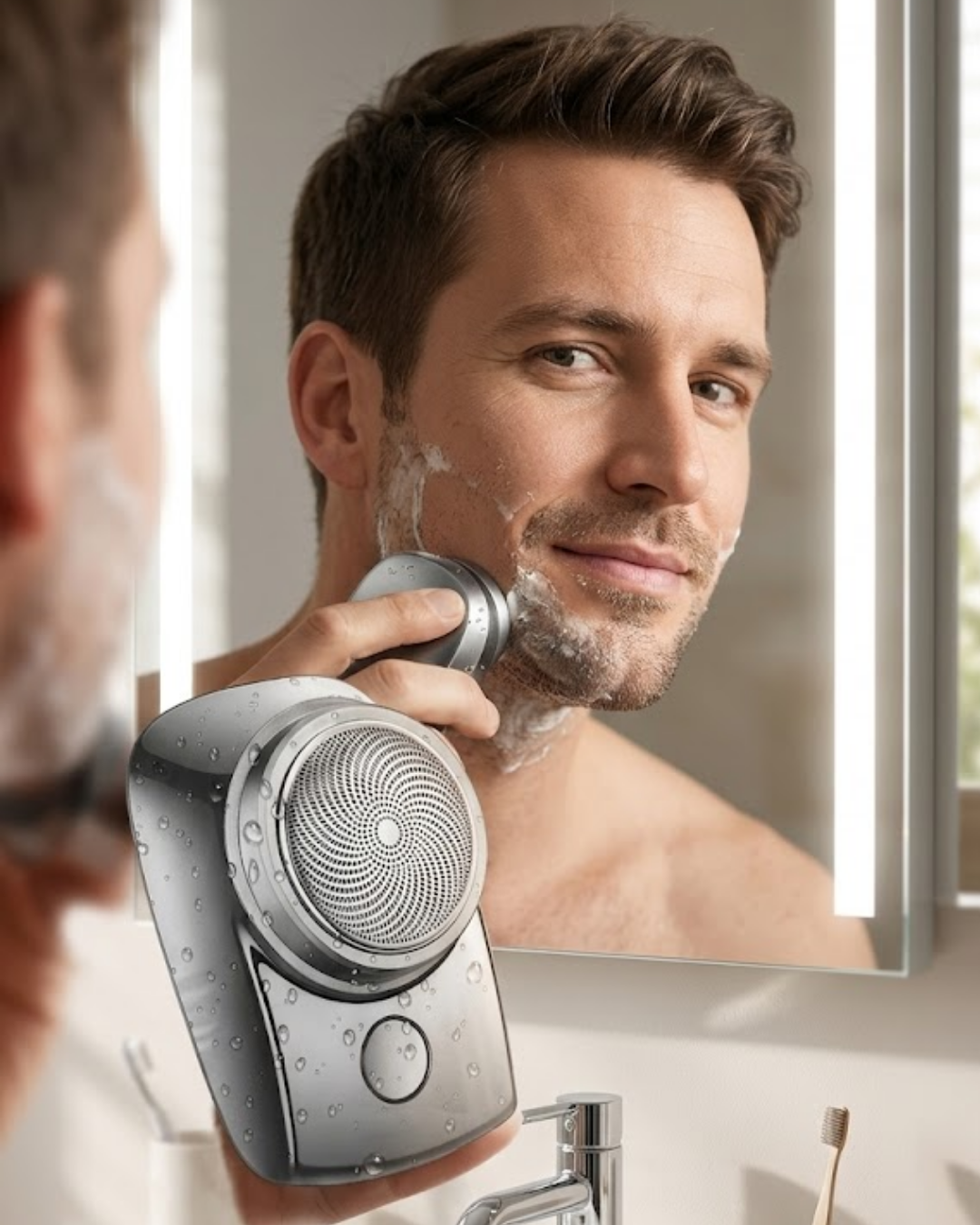 Mini Shaver Sıfır Sakal Taşınabilir Şarjlı Tıraş Makinesi IPX6 Korumalı USB - Lisinya