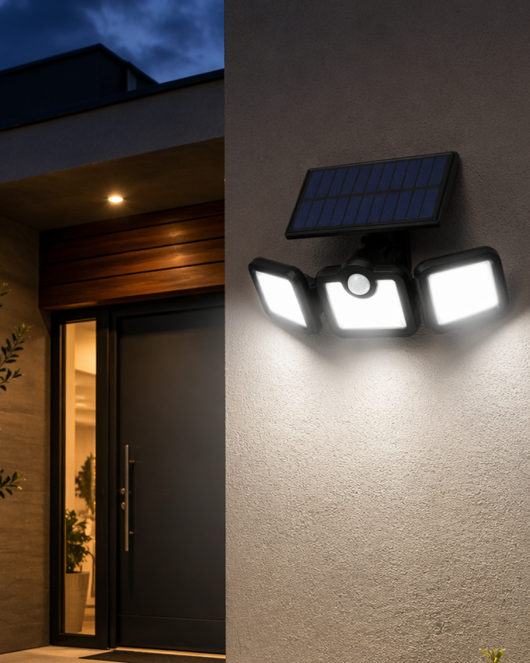 Solar Sensörlü LED Projektör Hareket Algılayıcılı Güneş Enerjili Bahçe Lambası Dış Mekan Aydınlatma - Lisinya Solar Sensörlü LED Projektör Hareket Algılayıcılı Güneş Enerjili Bahçe Lambası Dış Mekan Aydınlatma - Lisinya