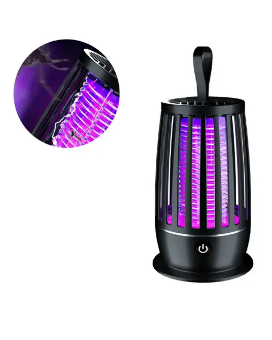 Elektrikli Böcek Öldürücü UV Mor Işık Sessiz Çalışma Gece Lambalı Güvenli Kullanım - Lisinya