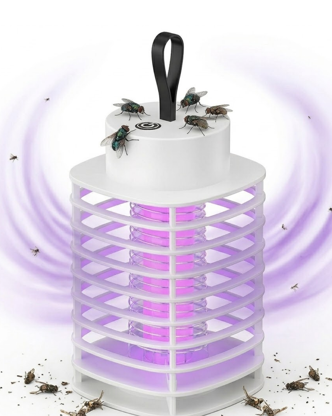 Akıllı Elektrikli Böcek Öldürücü Lamba UV Mor Işık Sessiz Gece Kullanımı Duvara Asılabilir - Lisinya