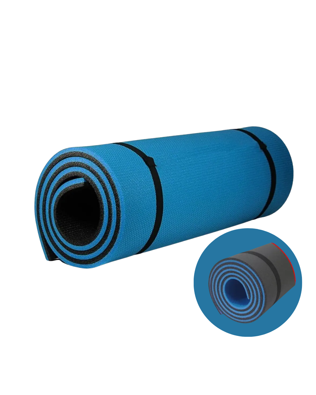 10 mm Egzersiz Matı Yoga Pilates Aerobik İçin Kaymaz Doku Esnek Dayanıklı Tasarım - Lisinya