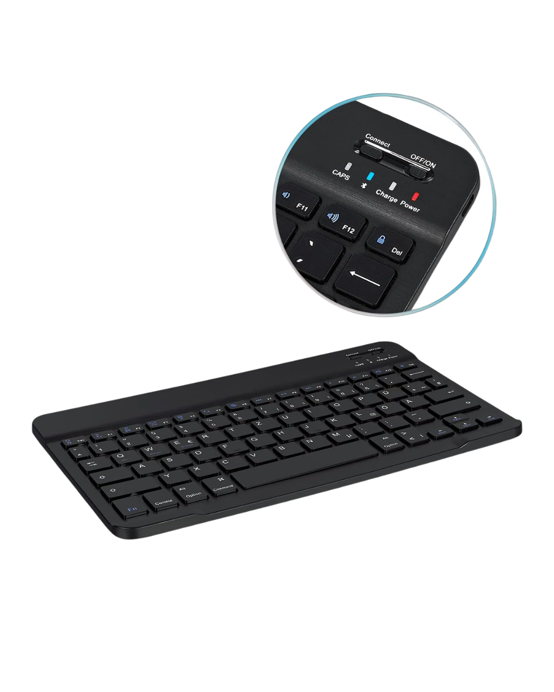 Wireless Klavye Mouse Seti Bluetooth Bağlantılı İnce Tasarım Sessiz Kullanım - Lisinya