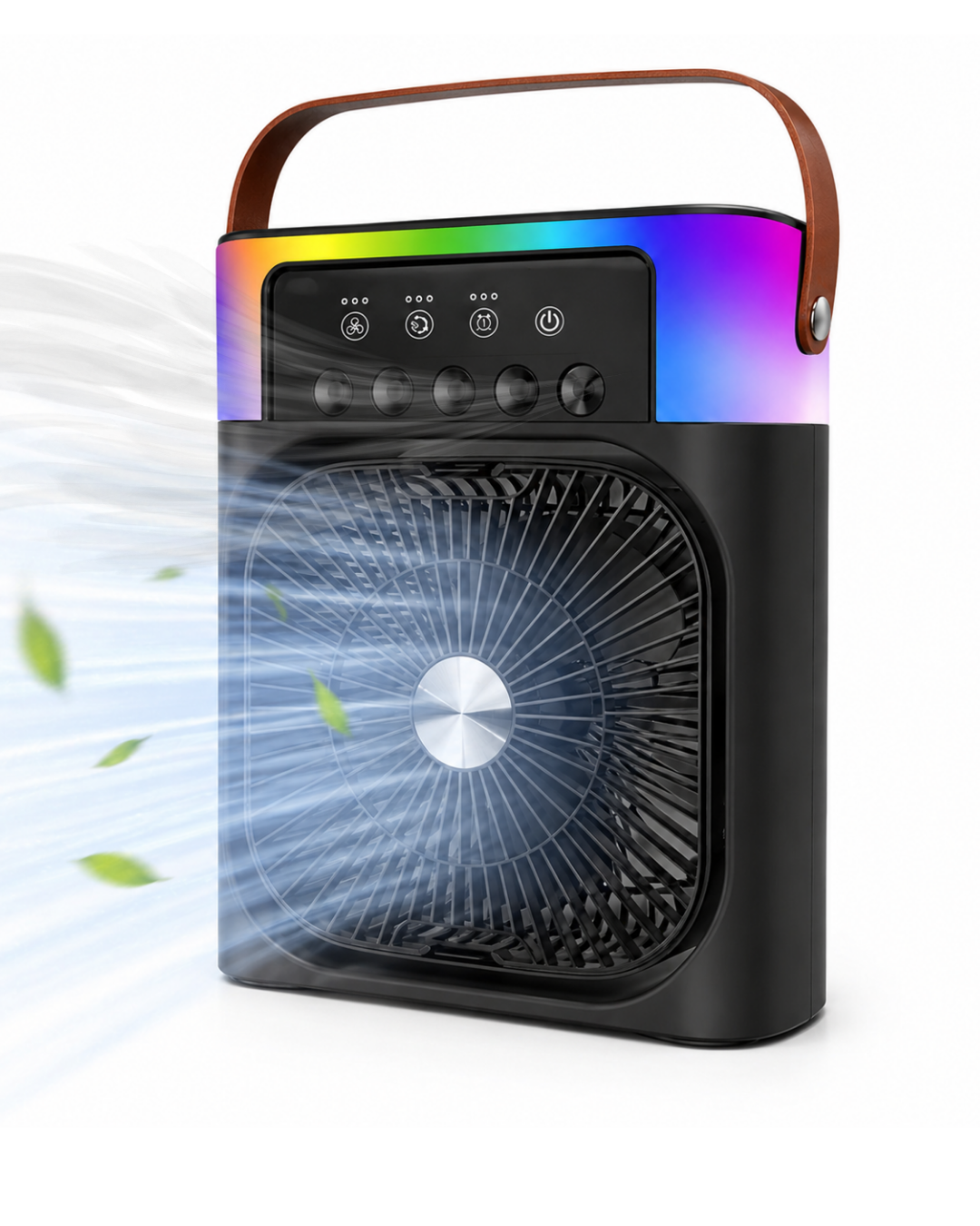 Taşınabilir Sprey Fan RGB Işıklı Mini Klima Soğutucu Nemlendirici USB Şarjlı - Lisinya Taşınabilir Sprey Fan RGB Işıklı Mini Klima Soğutucu Nemlendirici USB Şarjlı - Lisinya
