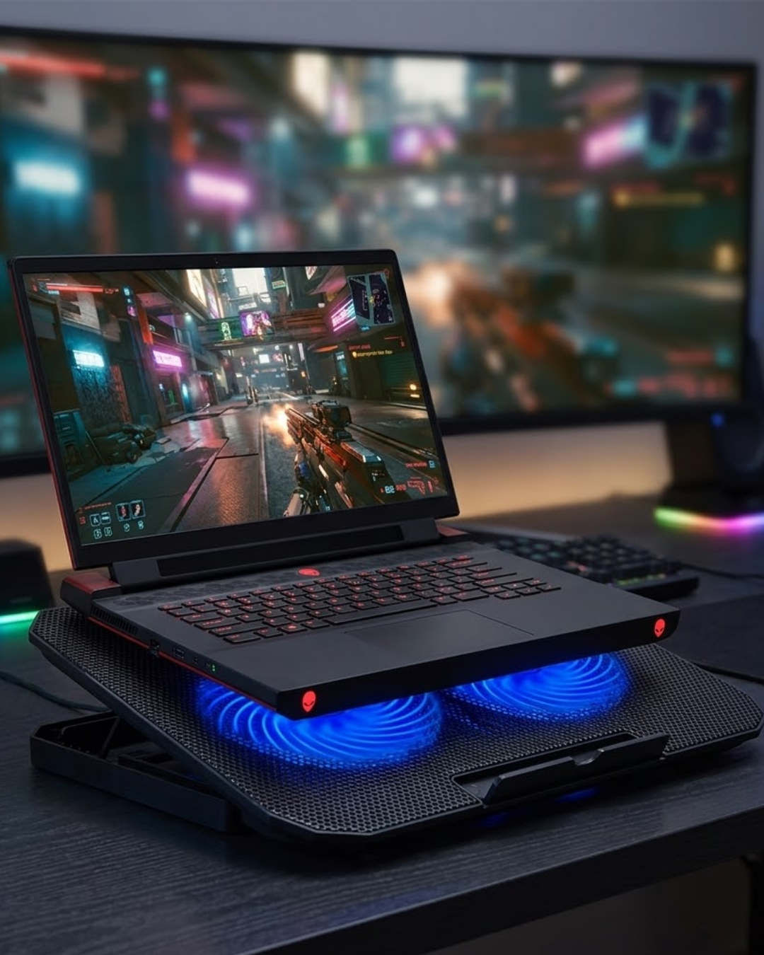 Laptop Soğutucu Stand Çift Fanlı 17 İnç Uyumlu Ayarlanabilir Notebook Altlığı - Lisinya Laptop Soğutucu Stand Çift Fanlı 17 İnç Uyumlu Ayarlanabilir Notebook Altlığı - Lisinya