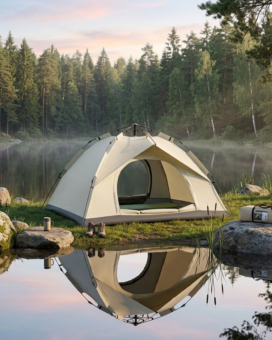 2 3 Kişilik Otomatik Kamp Çadırı Suya Dayanıklı Çift Astarlı Outdoor Çadır - Lisinya 2 3 Kişilik Otomatik Kamp Çadırı Suya Dayanıklı Çift Astarlı Outdoor Çadır - Lisinya