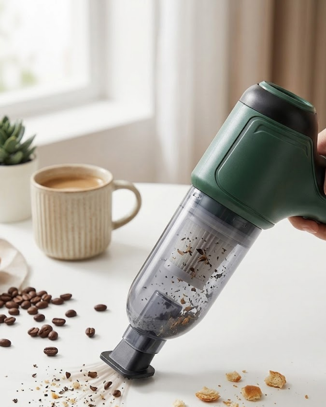 Şarjlı Mini El Süpürgesi Araç ve Ev İçin Pratik Temizlik - Lisinya