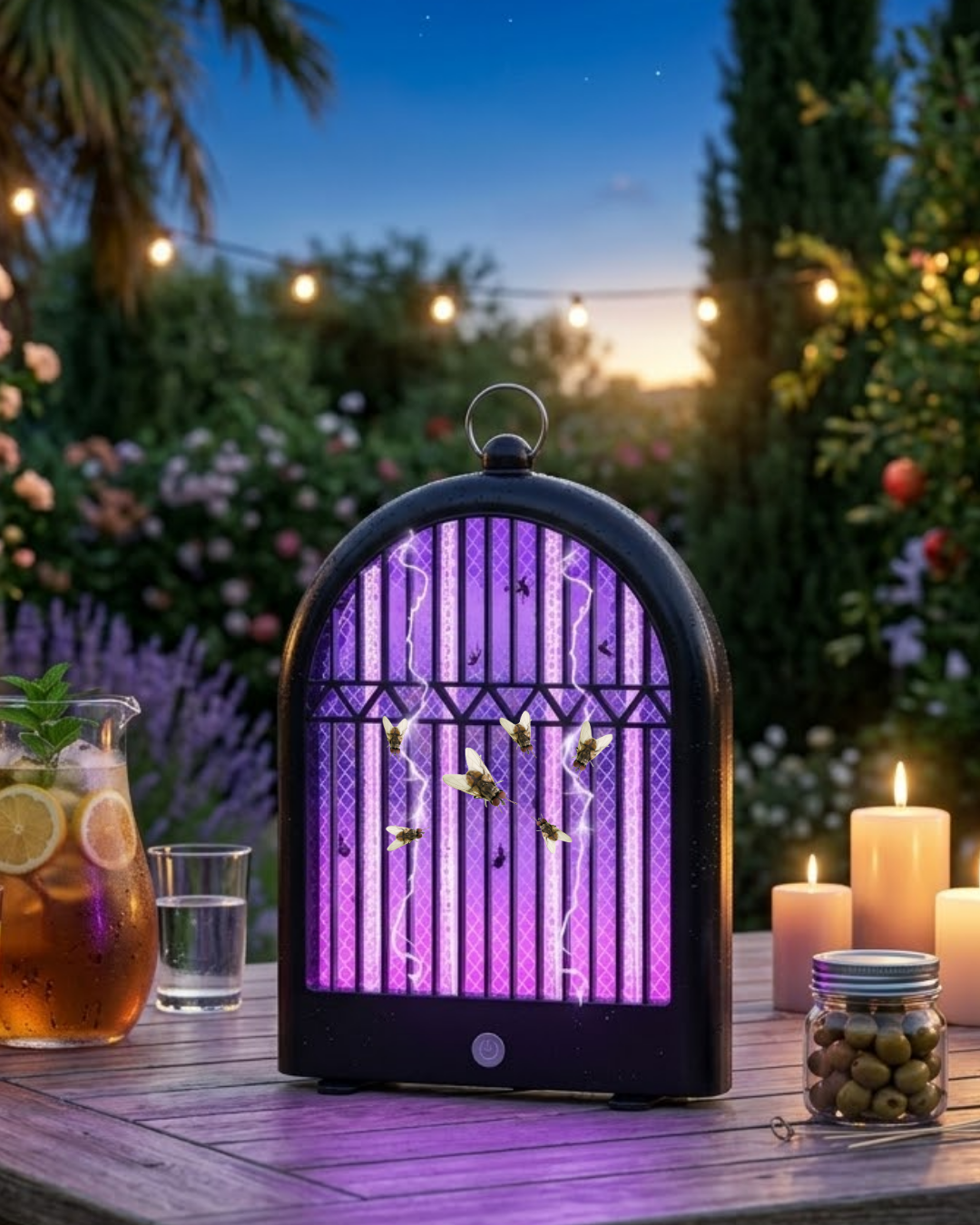 USB-C Şarjlı Sivrisinek Lambası Sessiz ve 360 Derece Koruma - Lisinya