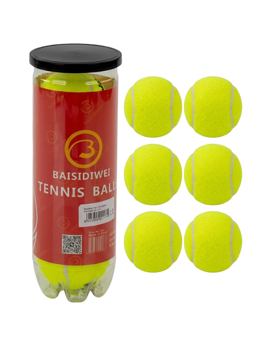 Tenis Topu 6’lı Set Antrenman ve Maç İçin Dayanıklı Toplar - Lisinya Tenis Topu 6’lı Set Antrenman ve Maç İçin Dayanıklı Toplar - Lisinya