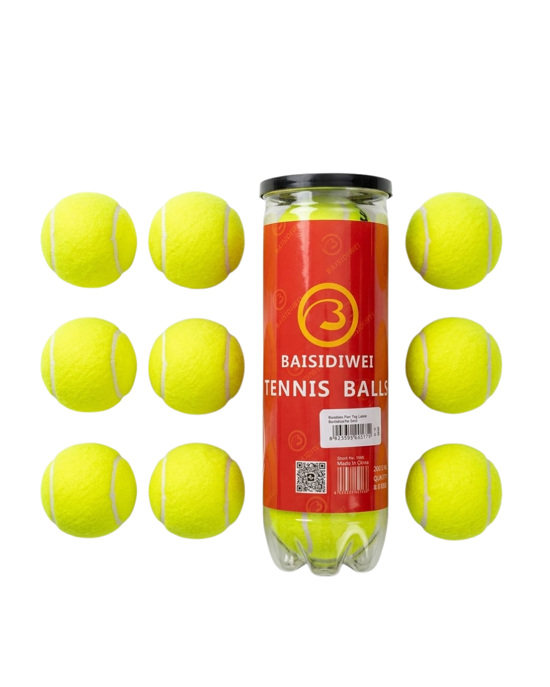 Tenis Topu 9’lu Set Antrenman ve Maç İçin Dayanıklı Toplar - Lisinya Tenis Topu 9’lu Set Antrenman ve Maç İçin Dayanıklı Toplar - Lisinya