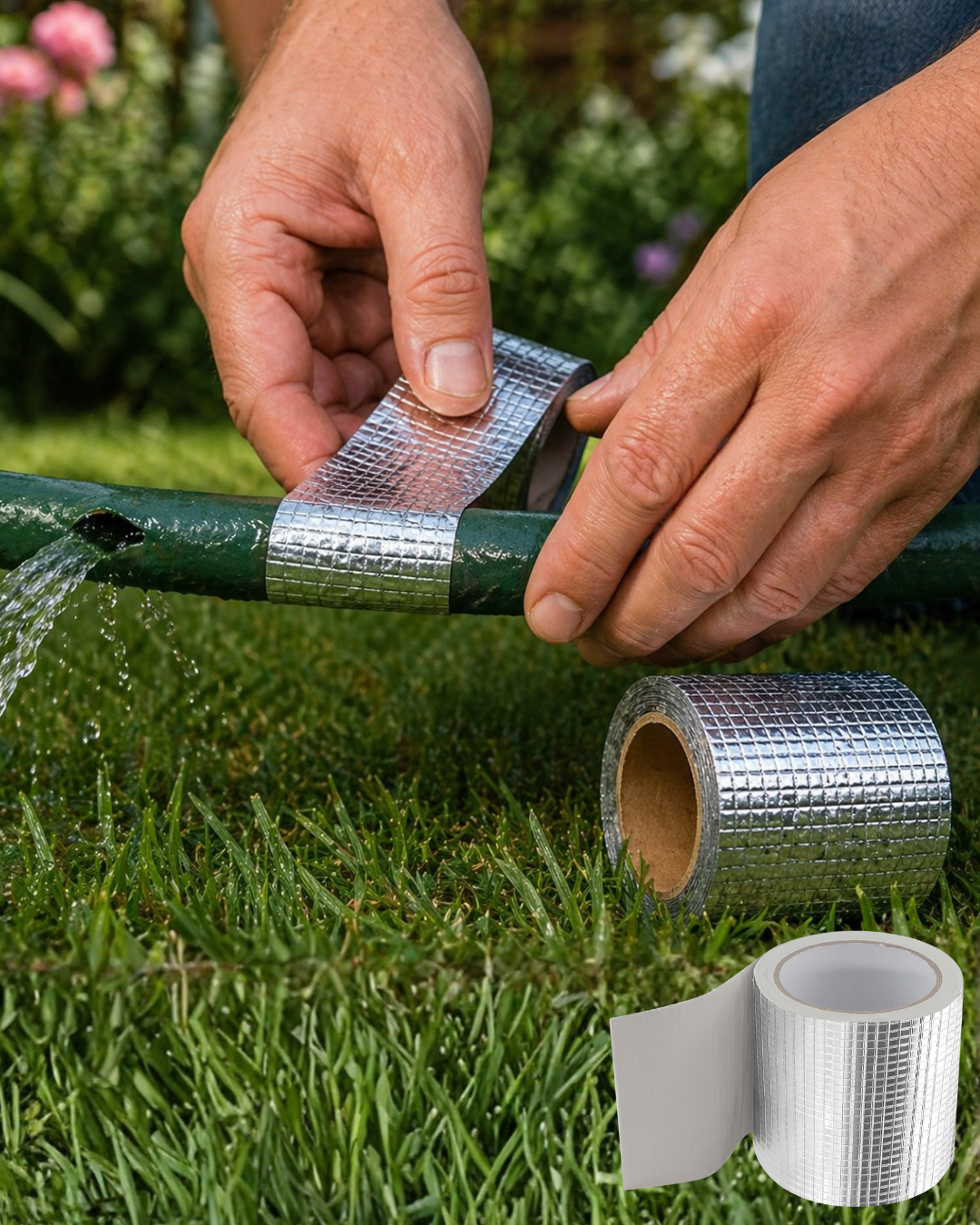 96mm Su Kaçak Önleyici Tamir Bandı 2 Metre Güçlü Yapışkanlı Onarım Bandı - Lisinya