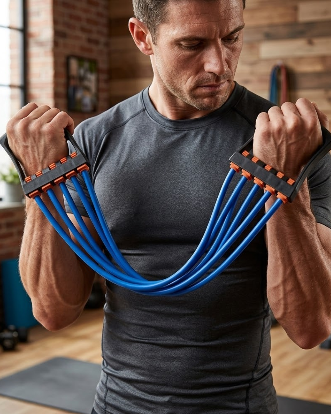 Fitness Direnç Lastiği Evde Spor İçin Çok Amaçlı Egzersiz Bandı - Lisinya