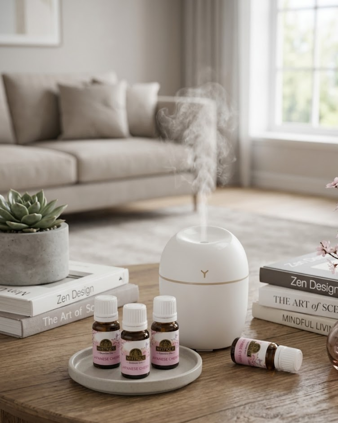 USB Mini Nemlendirici Aromaterapi Difüzörü LED Işıklı 5 Esanslı - Lisinya USB Mini Nemlendirici Aromaterapi Difüzörü LED Işıklı 5 Esanslı - Lisinya