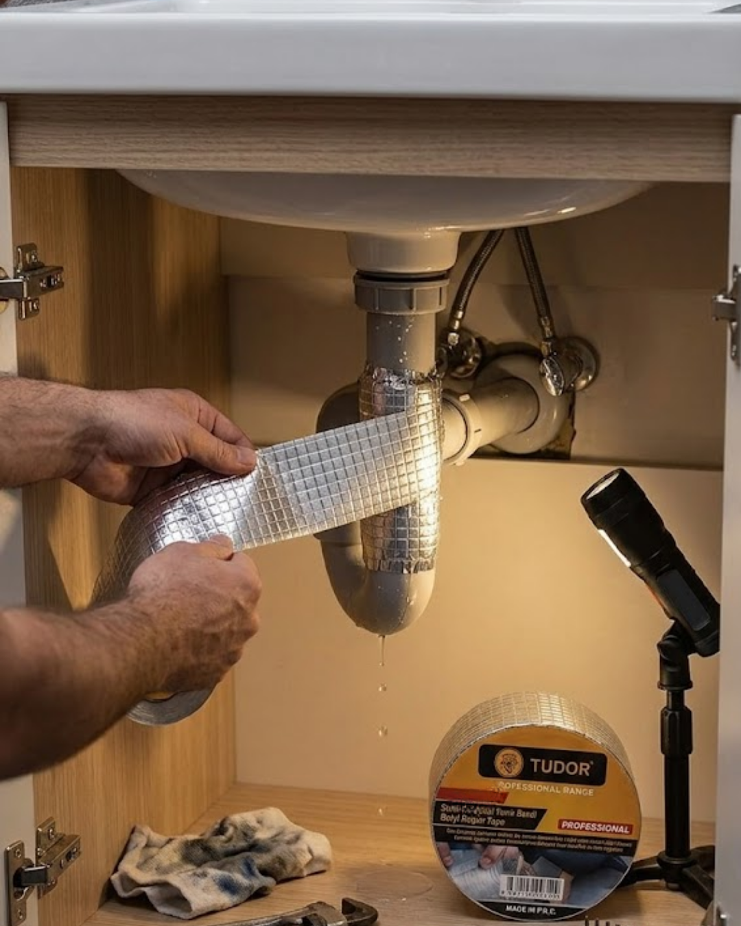 Alüminyum Yüzeyli Sızdırmazlık Bandı Çatı Boru Tamir Bandı - Lisinya