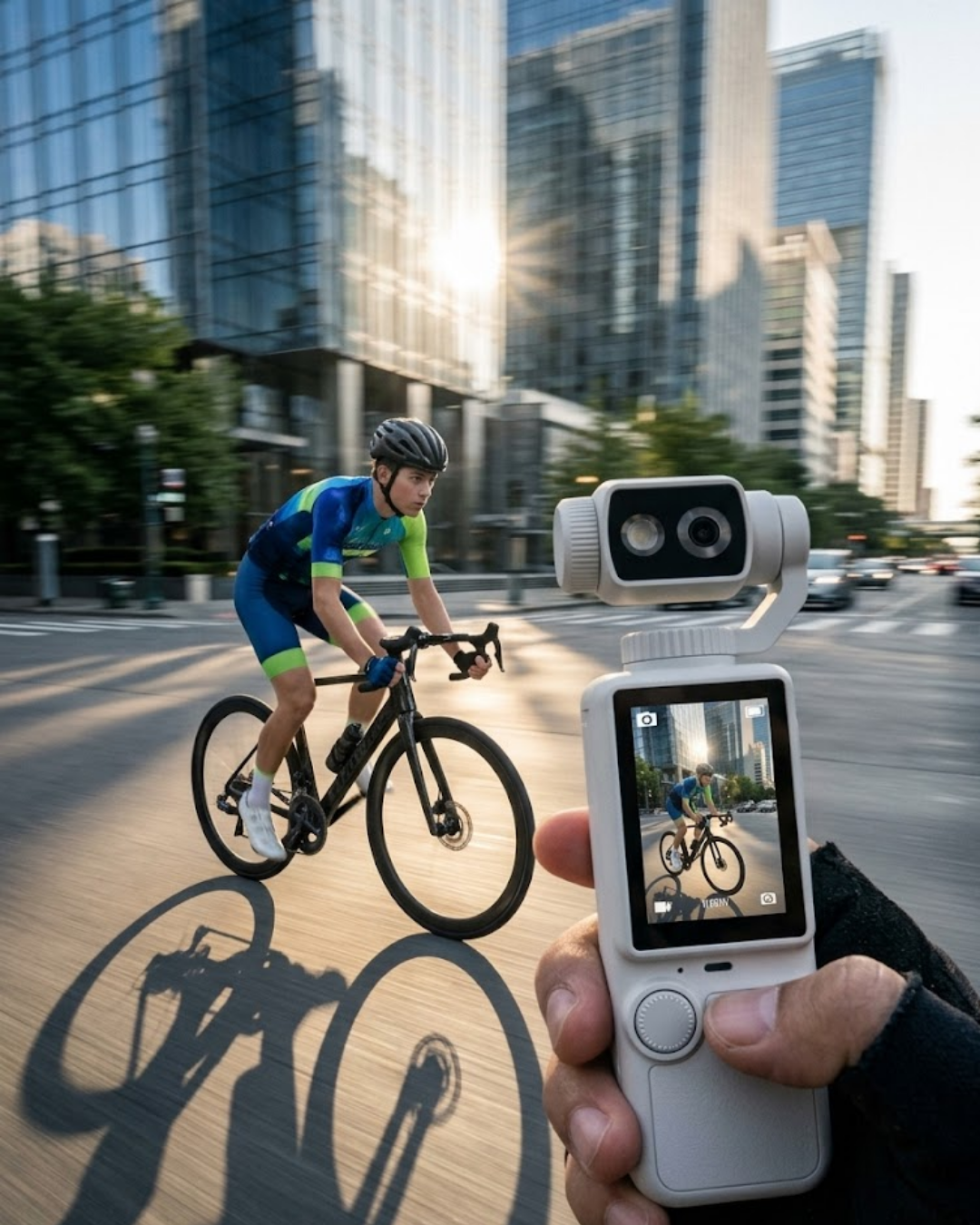 4K Ultra HD Taşınabilir Vlog Kamerası Otomatik Fokus ve 180 Derece Döner Lens - Lisinya