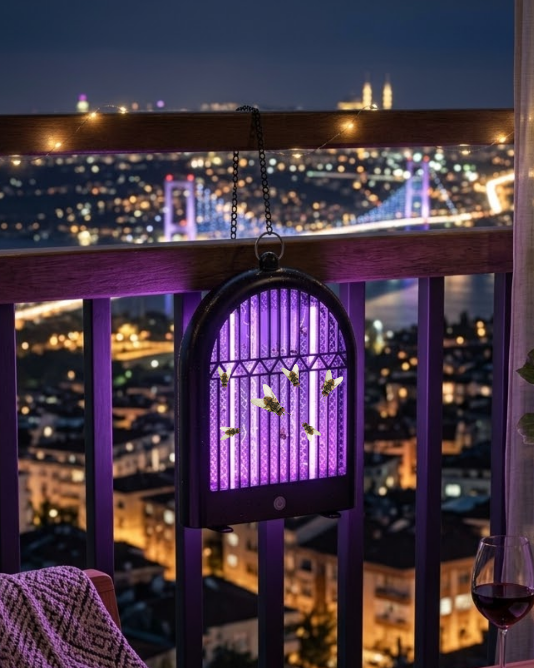 Elektrikli Sivrisinek Öldürücü UV Lamba Sessiz ve Taşınabilir - Lisinya