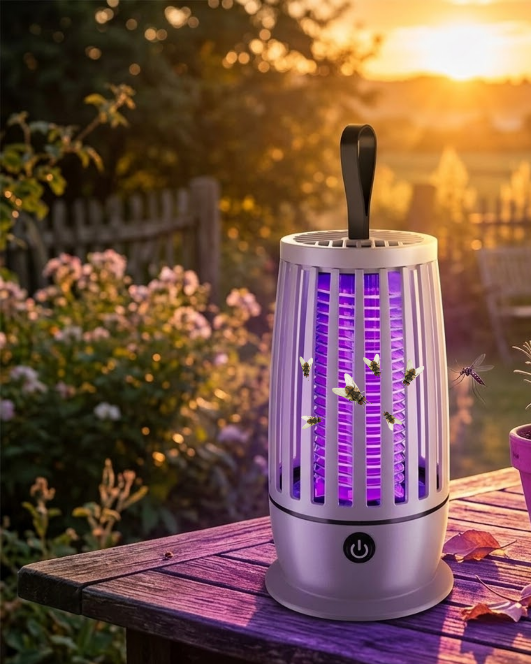Elektrikli Sinek Öldürücü Lamba UV Mor Işık Geniş Alan Etkili Sessiz Çalışma - Lisinya