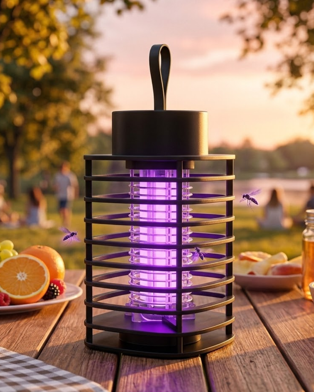 Elektrikli Sivrisinek Tuzak Lambası UV Işık Çekim Gücü ve Sessiz Çalışma - Lisinya