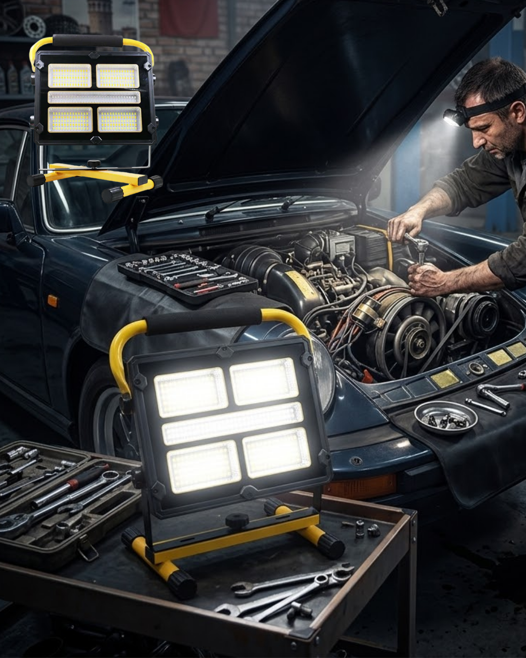 400 LED Süper Parlak Kamp Lambası Solar Şarjlı USB Çıkışlı Çok Amaçlı Aydınlatma - Lisinya