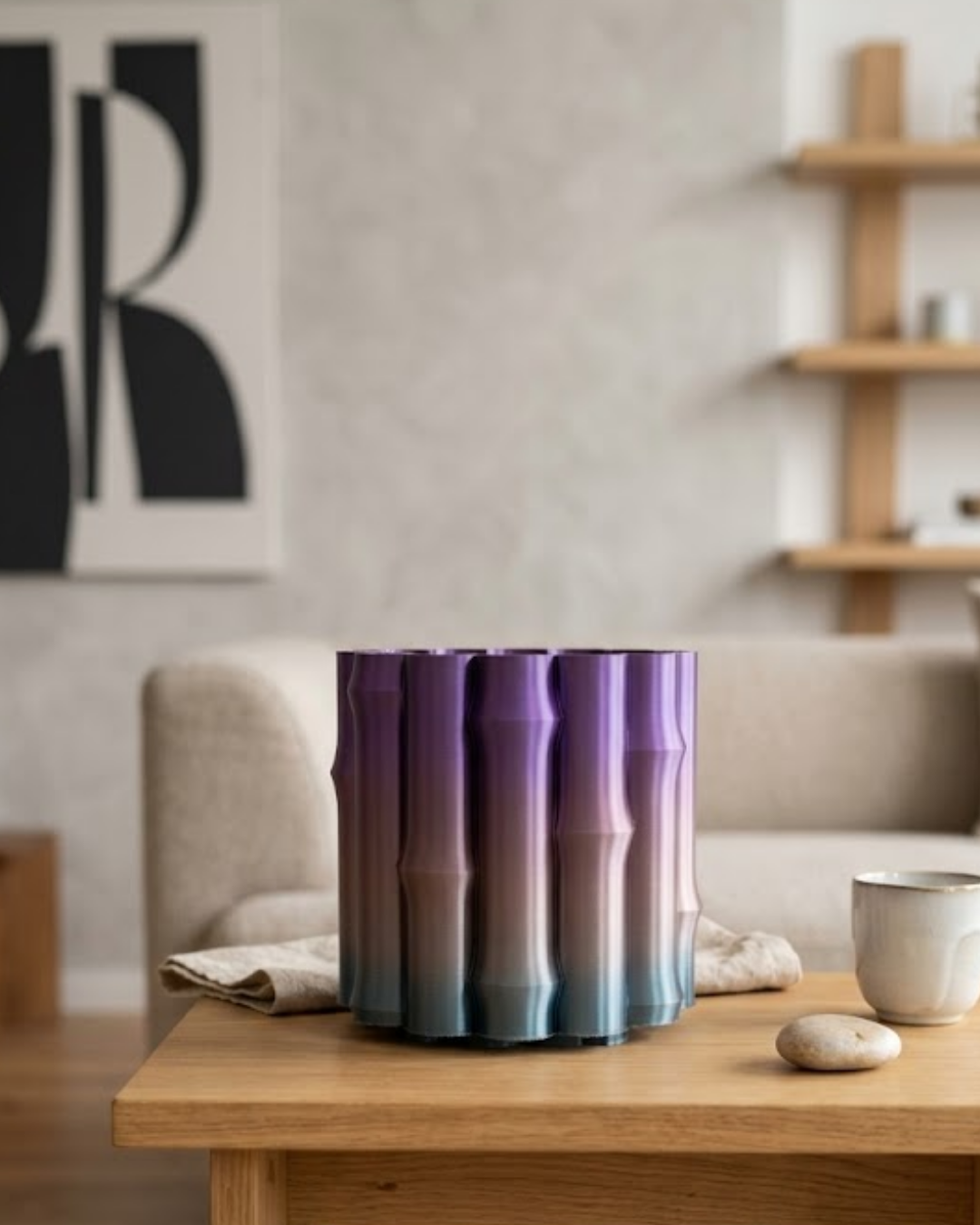 3D VAZO MOR GRİ - Lisinya