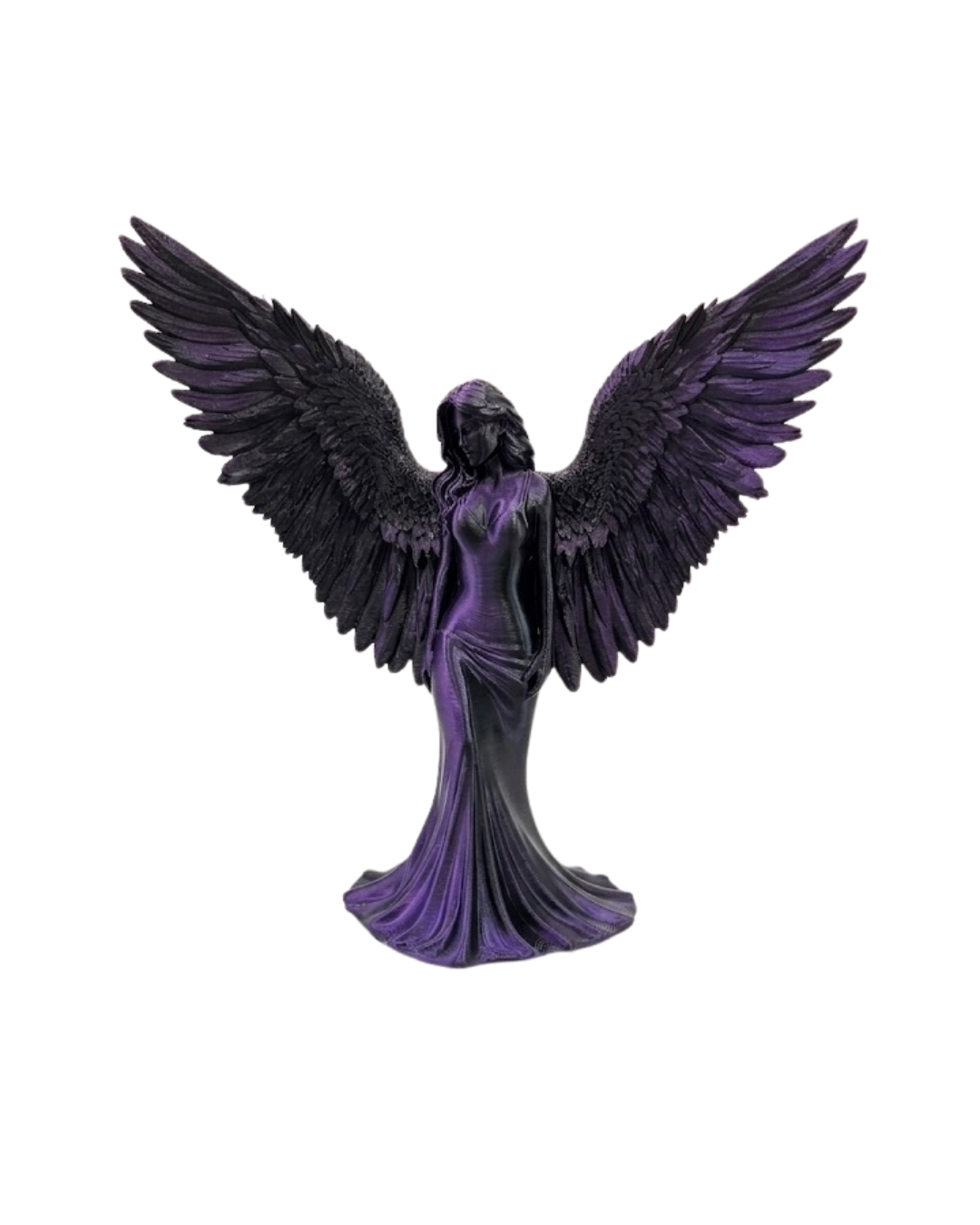 Küçük Boy Mor Melek İnsan Biblo Estetik Dekoratif Obje - Lisinya