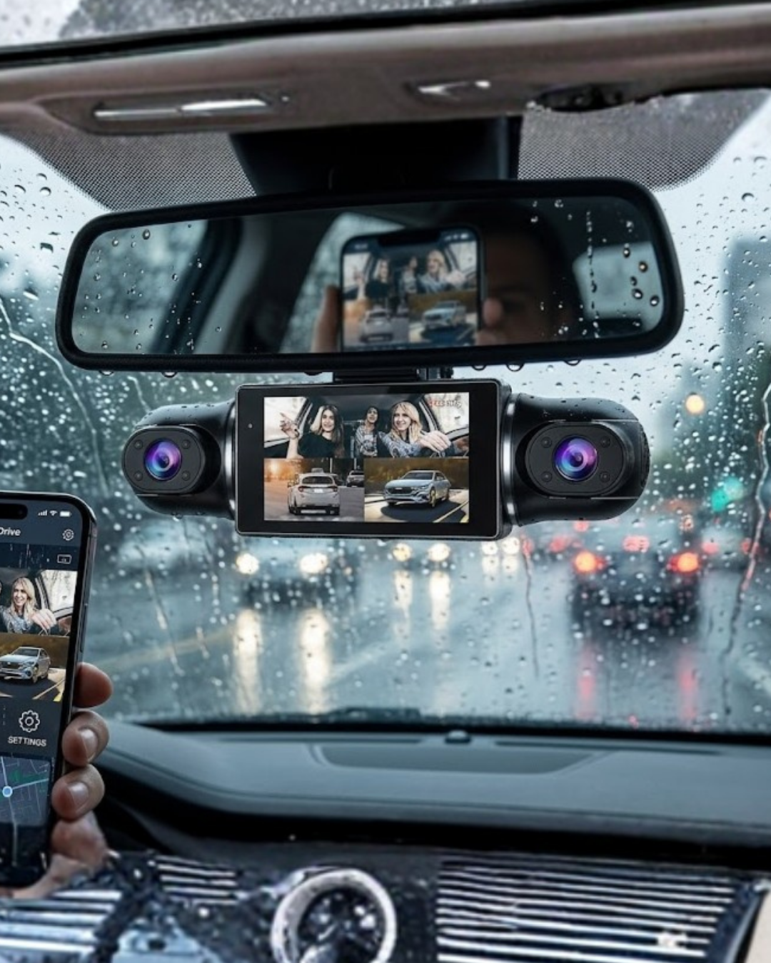 Full HD Araç Kamerası Gece Görüşlü G Sensörlü Akıllı Kayıt Sistemi - Lisinya Full HD Araç Kamerası Gece Görüşlü G Sensörlü Akıllı Kayıt Sistemi - Lisinya