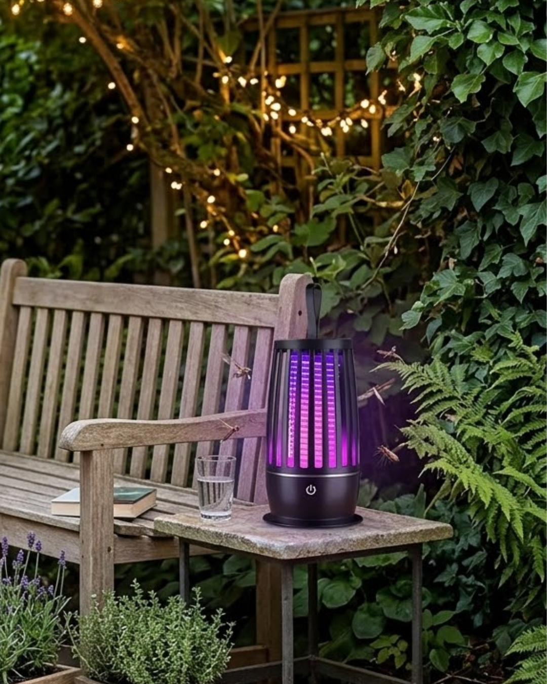 Sessiz Elektrikli Sivrisinek Tuzak Lamba UV Işıklı Gece Lambası Geniş Alan Koruma - Lisinya