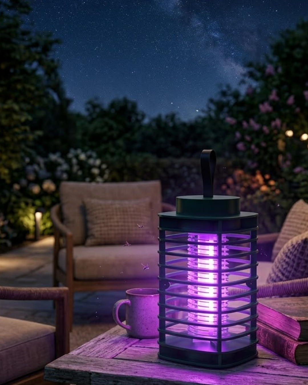 Şarjlı Sivrisinek Öldürücü Lamba Taşınabilir Sessiz ve Güvenli Tasarım - Lisinya