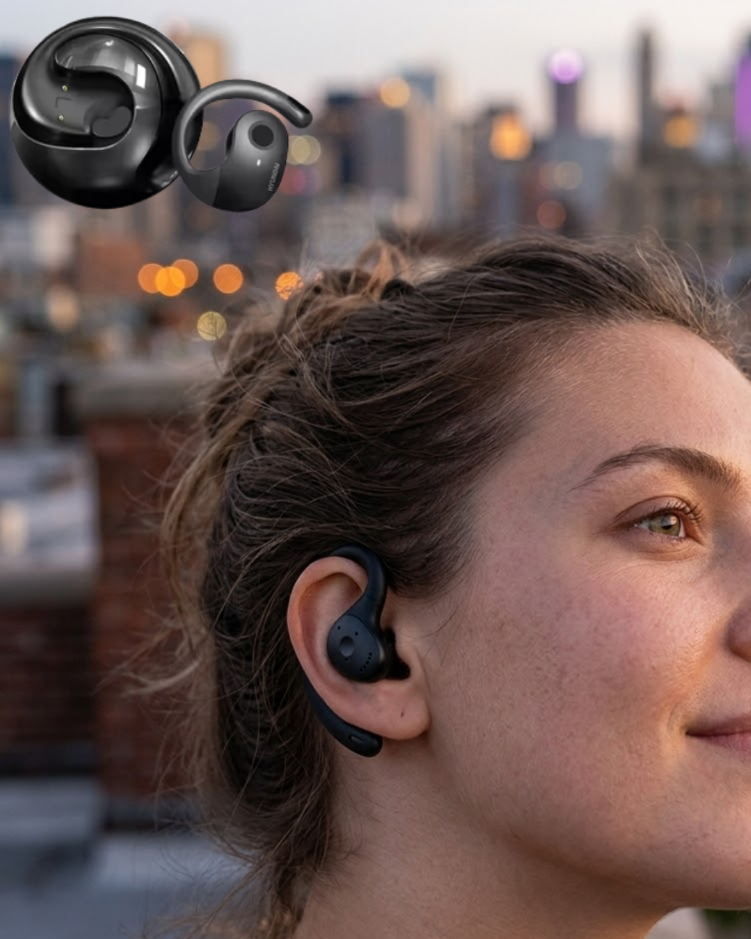 HiFi Ses Kablosuz Kulaklık Dokunmatik Kontrol Bluetooth Kulaklık - Lisinya